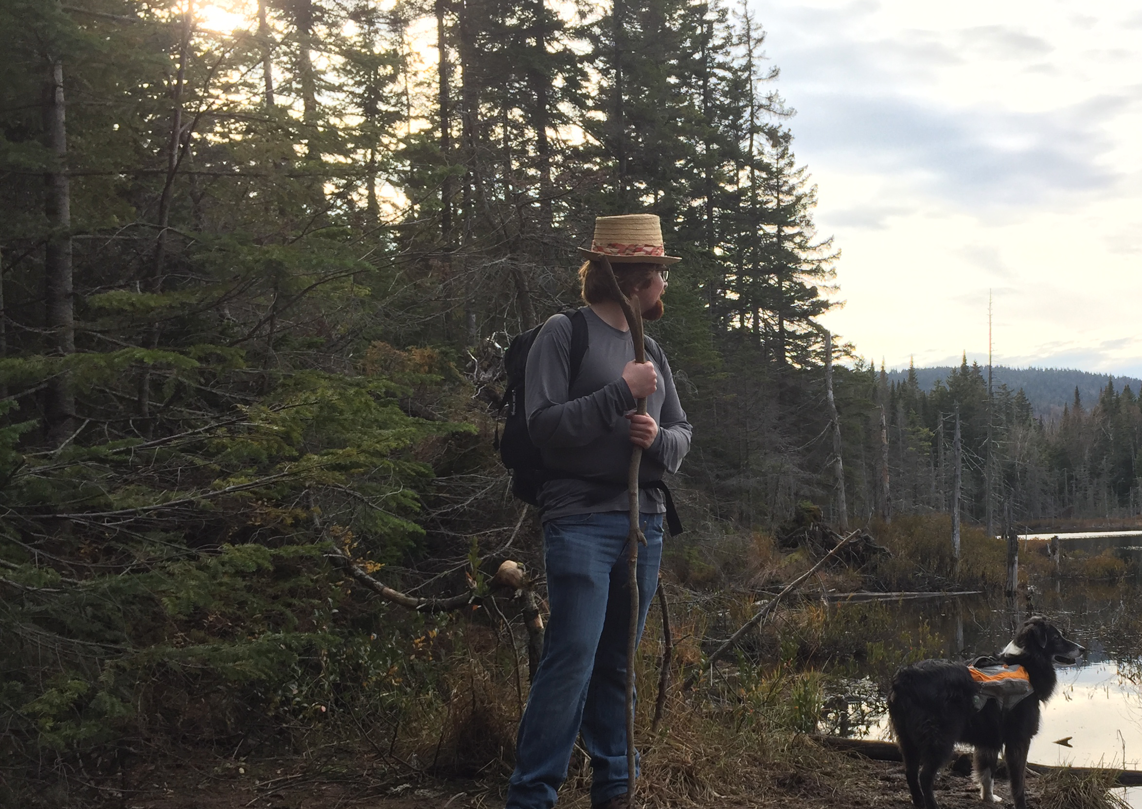 A photo of Leif and Jasper.