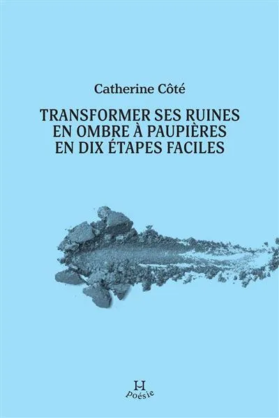 Aperçu de la couverture du recueil de poésie par Catherine Côté.
