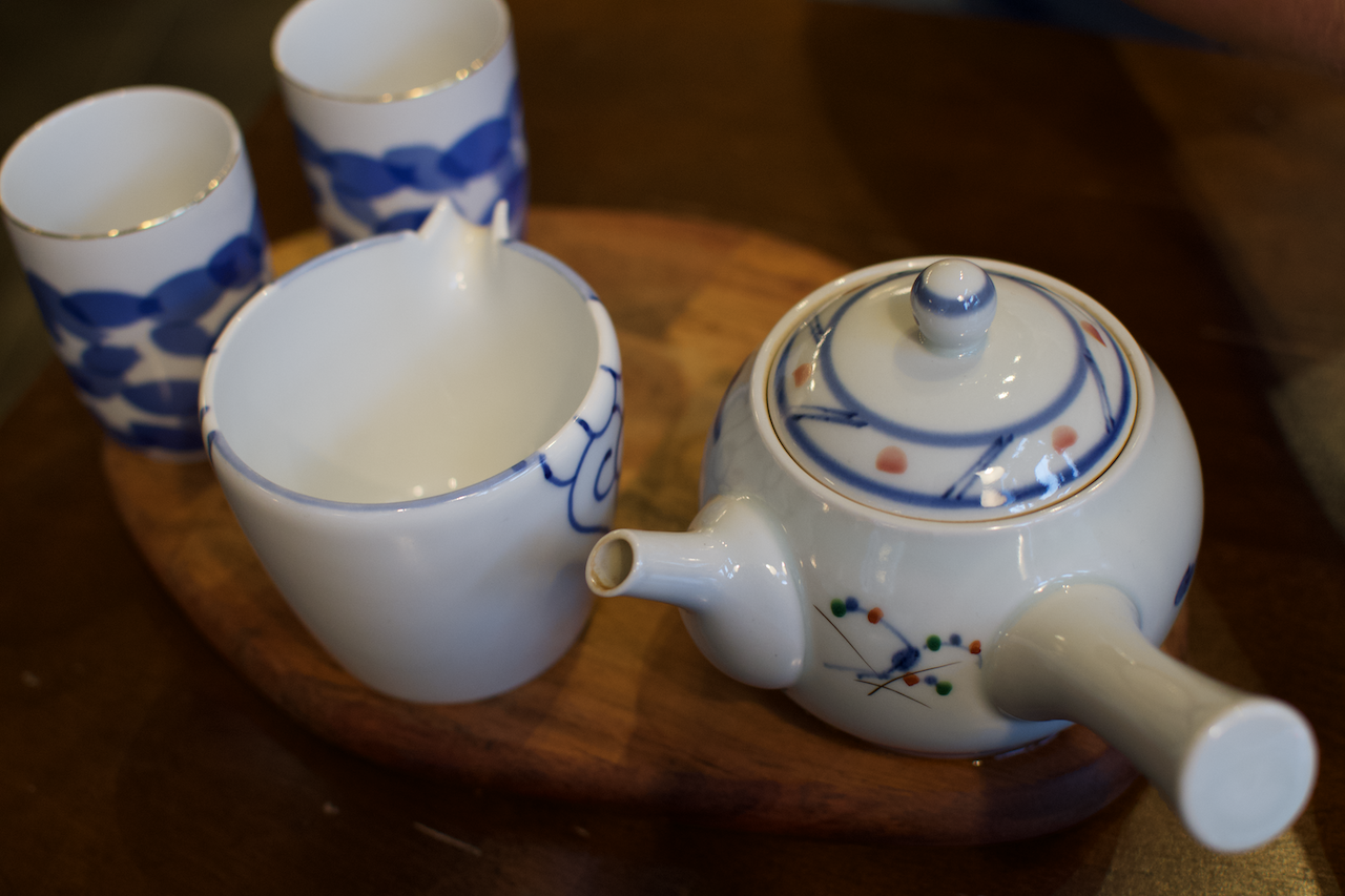 A serene moment at Salon de thé Cha Do Raku