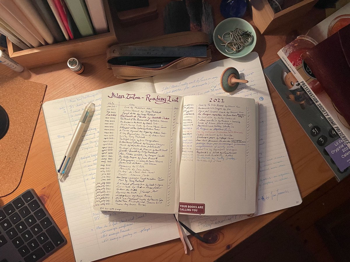 Les coups de cœur de ma lecture de 2021