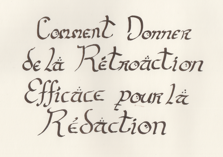 Trois perspectives sur la critique constructive efficace