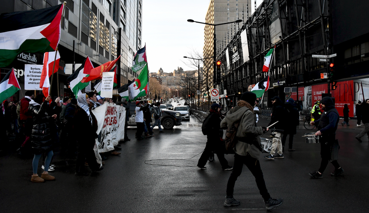 Photos from the march in solidarity with the Iranian people on February 28